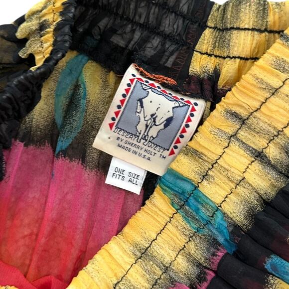 90s Desert West by Sherry Holt Maxi Skirt - Picture 3 of 7